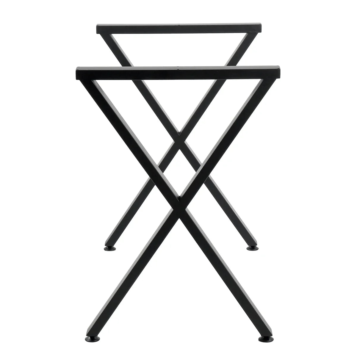 2pcs 40cm/71cm Wrought Iron Table Legs Metal X-Shape Furniture Legs Coffee Tables Stand Foot Sofa Desk Furniture Accessories