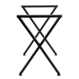 2pcs 40cm/71cm Wrought Iron Table Legs Metal X-Shape Furniture Legs Coffee Tables Stand Foot Sofa Desk Furniture Accessories