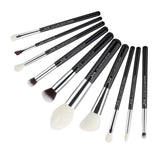 Jessup Makeup Brushes Set Synthetic-Natural Hair Foundation Powder Blush Eyeshadow Blender Liner Beauty Cosmetic Kit 6-25pcs