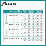 JOANLAB Multichannel Pipette Lab Supplies Variable Volume Micropipette 8 Channels 12 Channels Pipette Capacity: 0.5μl - 300μl