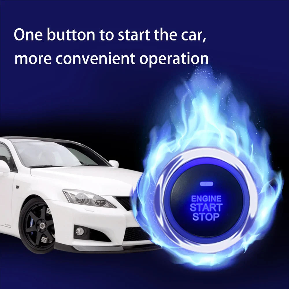 Universal One-button startCar Engine System 12V vehicle start stop key, vehicle ignition system