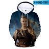 2021 Vikings Ragnar Lothbrok 3D 3D Hoodie Pullovers Sweatshirt Round Neck 3D Hoodie Pullover Men/women Pullovers Boys/girls Stre