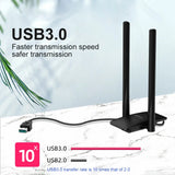 EDUP 5ghz Wifi Adapter Wi-fi Usb 3.0 Adapter 1300Mbps Wi fi Antenna Lan Ethernet Adapter WiFi Dongel For Pc Laptop Network Card