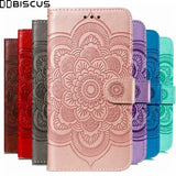 Flower pattern Flip Case For iPhone 11 Pro Max X XS Max XR 15 14 7 Plus 8 Plus 13 12 Mini SE 2020 Wallet Leather Phone Cover