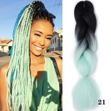 24Inch Synthetic Hair Extensions for Braids 100g/pc Jumbo Braiding Hair Kanekalon Colored Hair Pre Stretched Yaki Jumbo Braids