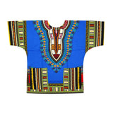 New fashion design African traditional printed 100% cotton Dashiki T-shirts for unisex