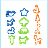 26Pcs Plastic Play Dough Model Tools Set Toy Educational Creative 3D Plasticine Mold Modeling Clay Kit Slime Toys For Children