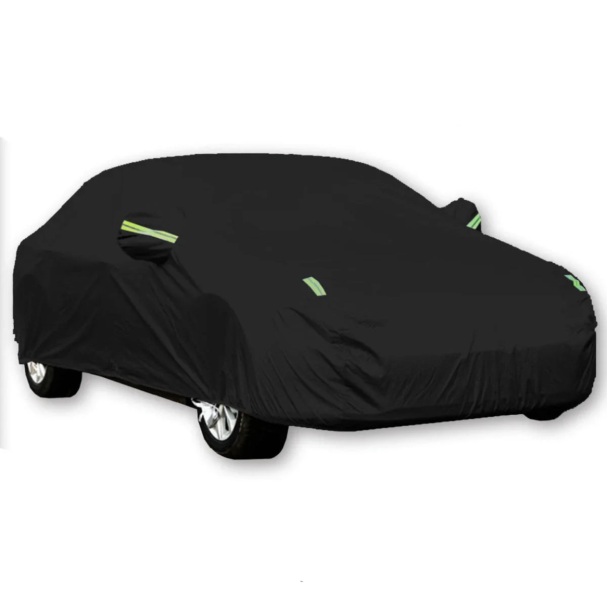 Black 210D 190T Full Car Cover Waterproof Anti Snow Cover Sun Shade Anti UV Dustproof Universal Auto Exterior Styling M/L/XL/XXL