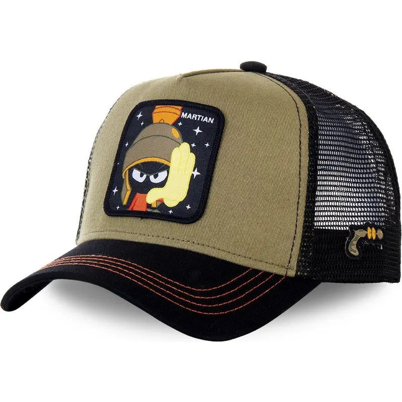 High Quality Brand Anime Cartoon Snapback Cotton Baseball Cap Men Women Hip Hop Dad Mesh Hat Trucker Hat Dropshipping