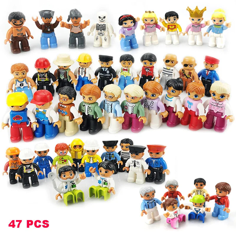 Bulk Big Particle Building Block Accessories Animal House DIY Assembled Bricks Children 3-6 Years Old Educational Toys And Gifts