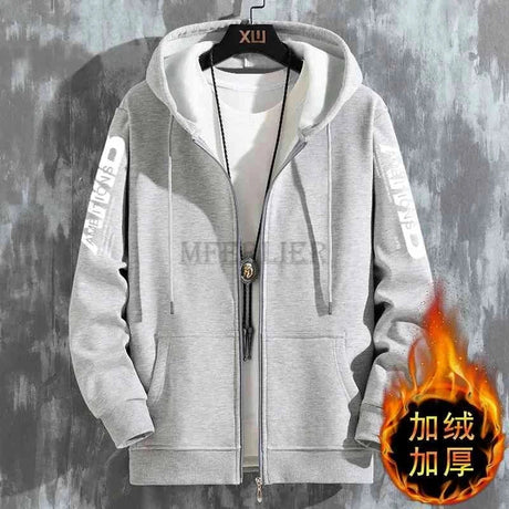 autumn winter men women fleece warm Hoodies thick zipper turtle neck Sweatshirts sportwear plus size 9XL 10XL sports hoody 54