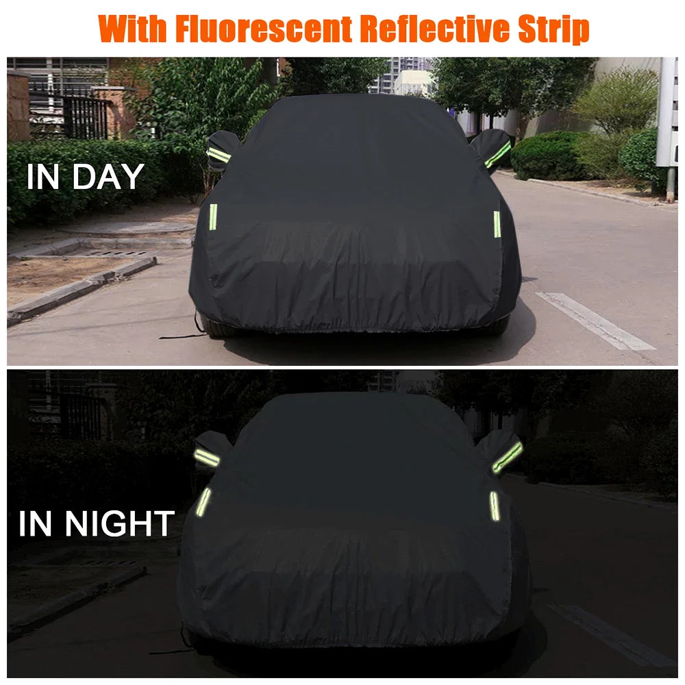 Universal Car Covers Size S/M/L/XL/XXL Indoor Outdoor Full Auot Cover Sun UV Snow Dust Resistant Protection Cover New