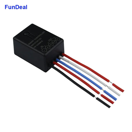 FunDeal 433Mhz Universal Wireless Remote Control Switch DC 12V 1CH Relay Receiver Module RF Transmitter On Off Remote Controls