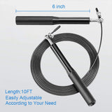 New Gym Exerciser Skipping Rope Fitness Jump ropes crossfit Heavy Steel Wire Speed Jump Rope For Boxing MMA Training Equipment