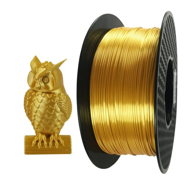 3D Printer 1.75mm PLA Filament Silk Rose Gold 250g/500g/1kg Shiny Metallic Feel 3D Printing Material Silky Shine Printe Filament