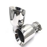 Newest Style Stainless Steel UniversalExhaust System End Pipe+Car Exhaust Tip 1 Piece