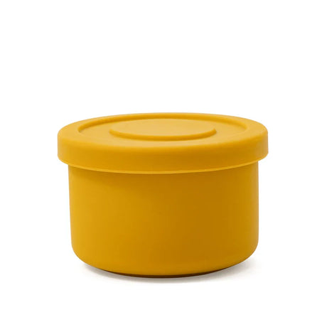 Baby Silicone Feeidng Solid Food Storage Box Kitchen Bento Round Bowl Microwave Heating Dishes Plates Children's Tableware