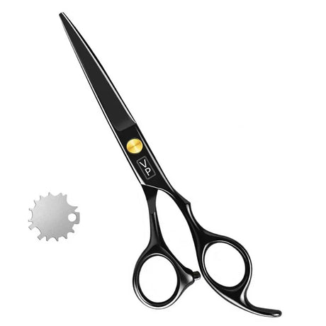 6.0 inch 17cm Professional hairdressing scissors Straight Shears Cutting and thinning tools Barber shop thinning scissors