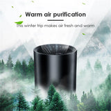 12V Car Heater Vehicle Heating Cooling Fan Portable Defrosting and Defogging Small Electrical Appliance Fan with Suction Holder