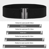 Wide Elastic Waist Belt Black Women Stretch Waistband 2019 Dress Wide Belt 5 Size Corset Waist by Fashion Metal Buckle for Skrit