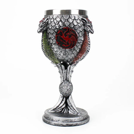 GOT Mug Goblet Stainless Steel Resin 3D Beer Tankard Wine Glass Mugs 600ml 400ml 200ml Party Drinkware Decoration Christmas Gift