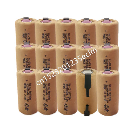 Ni-CD SC batteries 2000mAh high power Sub C 10C 1.2V rechargeable battery for power tools electric drill screwdriver