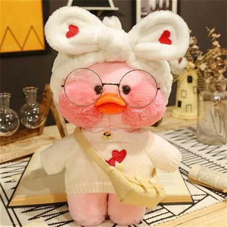 30cm Cute Lalafanfan Yellow Cafe Ducks Stuffed Soft Toy Kawaii Soothing Toys Aminal Dolls Pillow For Gril Kids Brithday Gifts