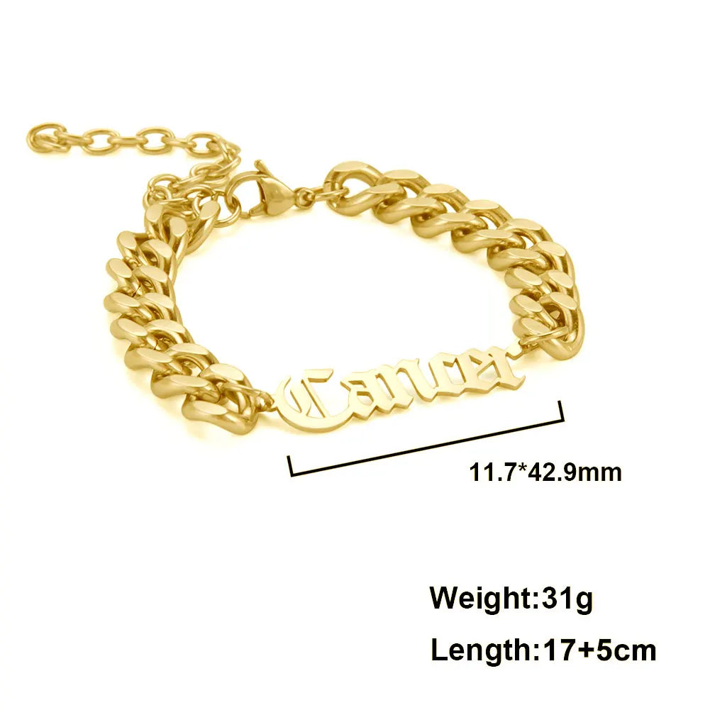 Sipuris Custom Name Bracelet Cuban Chain Men’s Bracelet Stainless Steel Personalized Nameplate Bracelet For Men Jewelry Gifts