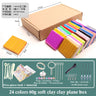 32 Color 3D Clay Plasticine Portable Box New Clay Creative Puzzle Tool Set Polymer Modeling Clay Oven Bake Clay 24pc Clay Mold