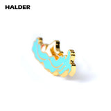 HALDER Swimming Pin Athletes Enamel Brooches Sports Games Lapel Pin Backpack Costume Badge Jewelry Accessories Gift Wholesale