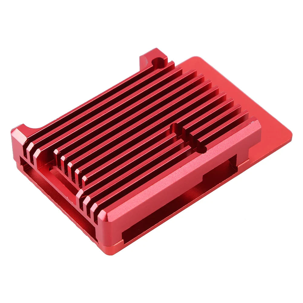 Aluminum Case Metal Shell Enclosure Housing + Tools for Raspberry Pi 4 Model B B+ Desktop Computer Accessories