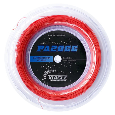 One reel,Ultra Fine 200m 0.66mm XIAGLE PA-2066 Badminton String/badminton racket string/1 reel