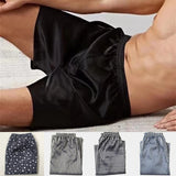 Men's Silk Satin Pajamas Shorts Mans Sleepwear On Slae 80% OFF Sleep Pyjamas Pants Bottoms Home Nightwear Homewae A80