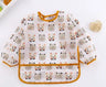 Baby Bibs New Cute Children Baby Stuff Toddler Waterproof Long Sleeve Art Smock Feeding Bib Apron for Kids 1-4 Years