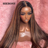 Highlight Straight Lace Front Wig Human Hair 250% Glueless 4x4/5x5/6x6 Closure Wig 13x6 Lace Frontal Wigs Pre Plucked Hairline