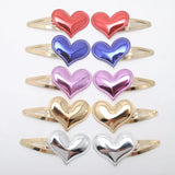 10pcs/lot Small Size Girls Hairclips Glitter Heart  Birthday Gift Baby Girls Hair Accessories Kids  Hair Clip For Children