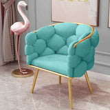 Nordic Ins Leisure Single Sofa Chairs Light luxury Net Red Girl bedroom Chair Nail Salon Makeup Chair Creative Bedroom Chair