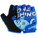 Cartoon XS S Bike Cycling Gloves for Kids Outdoor Sport Balance bicycle Gloves Children Half Finger boys girls wearable