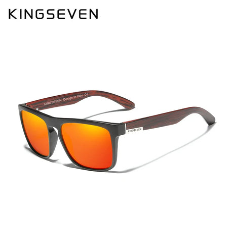 KINGSEVEN TR90 Frame Mirror Lens Sunglasses Polarized Men‘s Glasses Outdoor Sports Male Eyewear Original Accessories N751