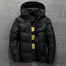 Winter Warm Men Jacket Coat Casual Autumn Stand Collar Puffer Thick Hat White Duck Parka Male Men's Winter Down Jacket With Hood