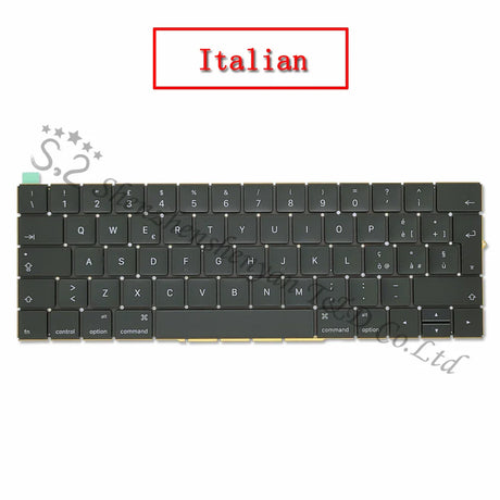 New A1706 A1707 US/UK/Spanish/Korean/French Keyboard  For Macbook Pro Retina 13 "15" Touchbar Keyboard Replacement 2016 2017