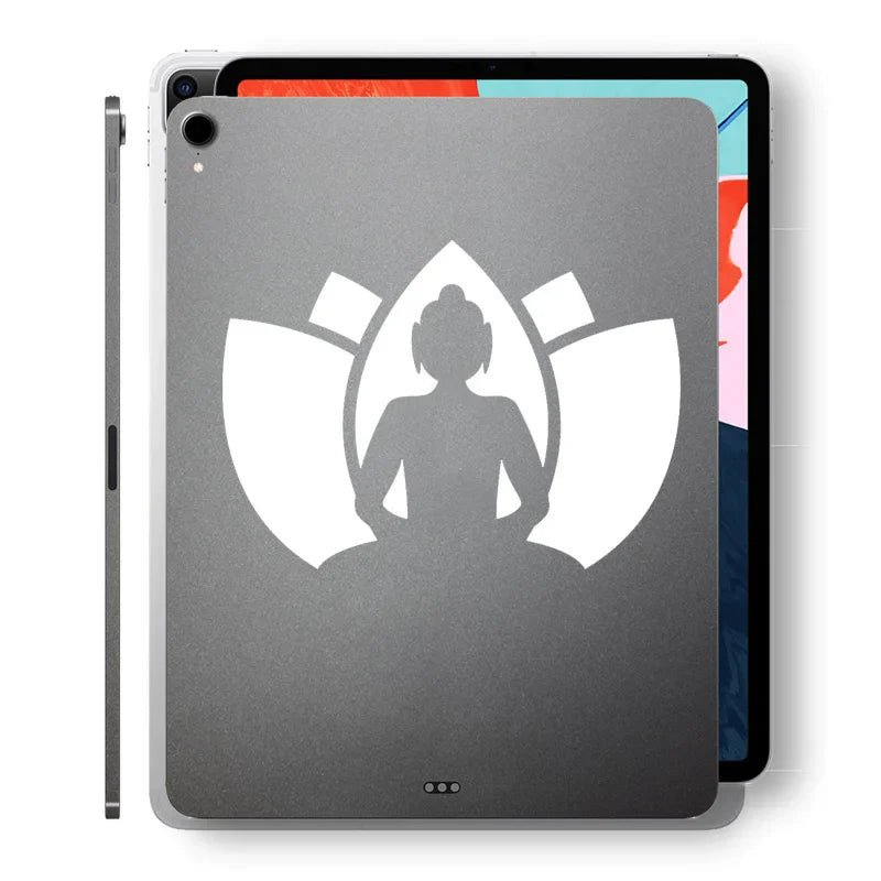 Buddha Lotus Laptop Sticker for iPad Pro 11 Accessories Air 4 Mini 6 Creative Skin Tablet Kindle Notebook Decal Yoga Decoration