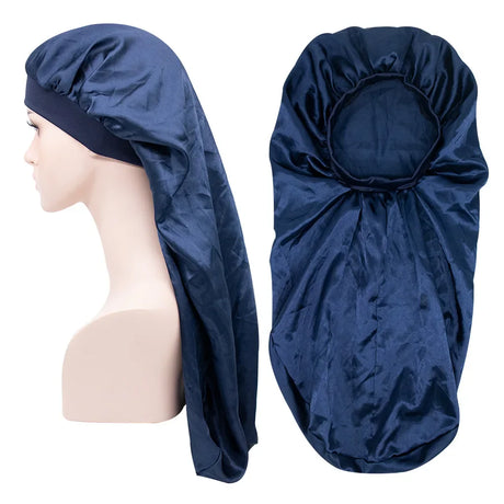 Long Tail Hat NewLady Hair Silk Hat Hairdressing Sleep Household Shower Cap Nightcap Acessorios De Cabelo