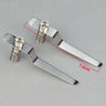 A Pair Stainless Steel Specimen Presser Holder Slides Clips for Biological Microscope Accessories Parts 5.5 cm -8.5cm