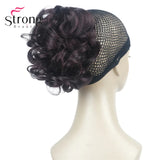 StrongBeauty Silver Short Natural Wave Ponytail Hair Extension With Claw Clip In Hairpiece COLOUR CHOICES