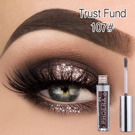 12colors Liquid Eye Shadow Waterproof Glitter Shimmer Easy To Wear Long Lasting Eyeliner Eye Makeup Cosmetics TSLM1