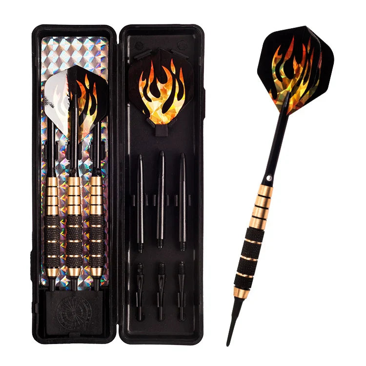 3Pcs Professional Darts 16/18/20g Soft tip darts Game Electronic dardos and Darts Accessories Carry Case