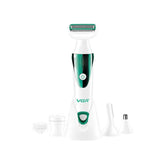 VGR 720 Personal Care (5 In 1)Shaver 3D Curved Net Epilator Body Washable Appliances Eyebrow Wash Face Massage Nose Shaving V720