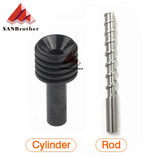 8MM x 82MM / 10x120MM Ceramic Mud Powder Extruder Micro Screw Throat Feed Rod Feed Rod 3D Printer Accessories