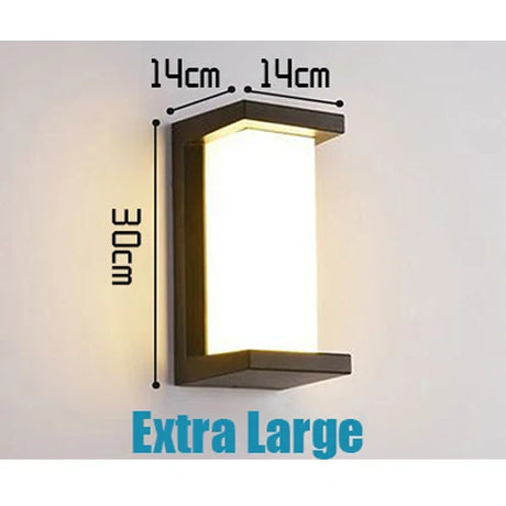 Extra Large LED outdoor wall light waterproof IP65 Radar Motion Sensor led outdoor light outdoor wall lamp outdoor lighting led